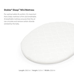 The Sleepi Bed compatible oval mattress fits snugly with a secure, cozy surface