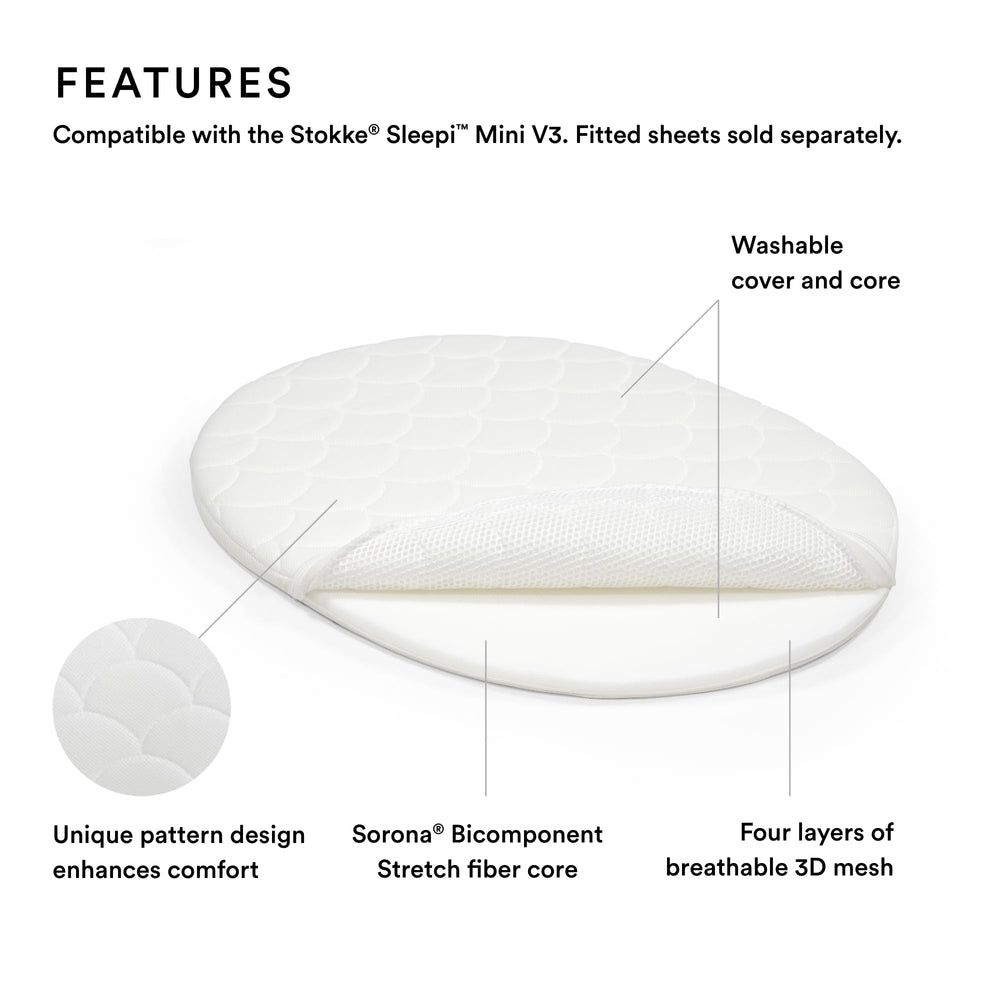 Close-up of washable cover and removable core for easy cleaning