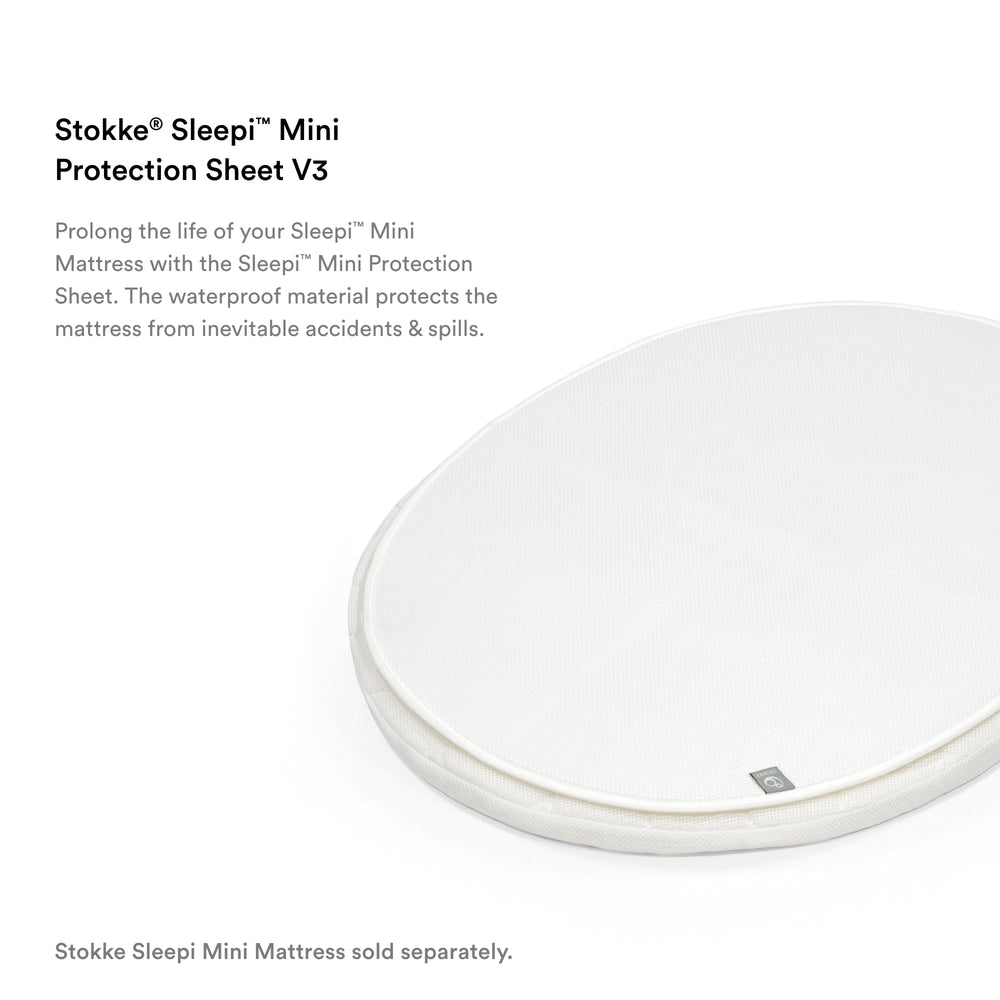Stokke Sleepi Mini Protection Sheet V3 compatibility with Sleepi Mini V2 and Mattress V3.