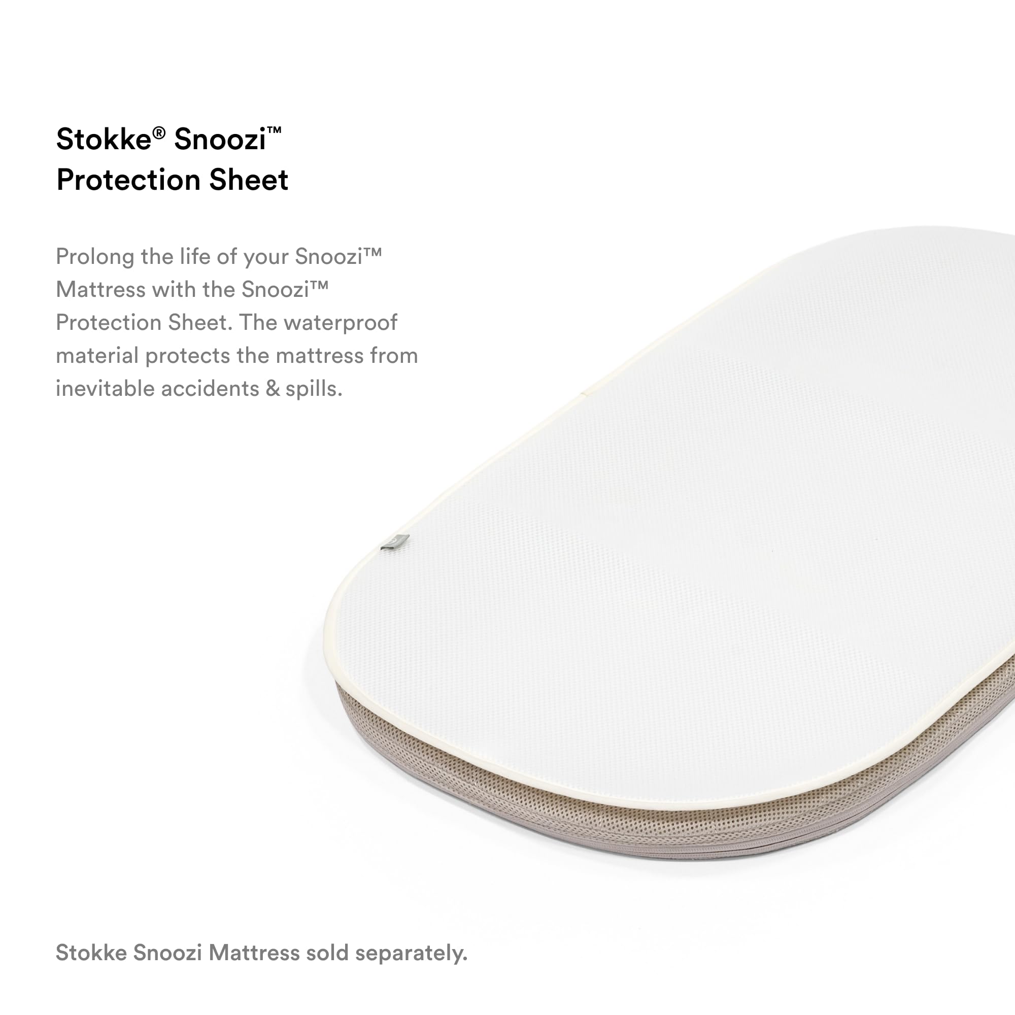 Stokke Snoozi Protection Sheet breathable 3D mesh enhances airflow for baby comfort
