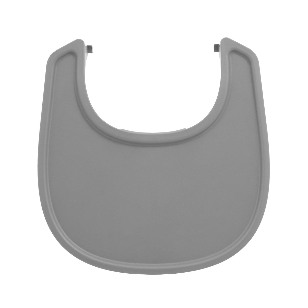Stokke Tray for Nomi Grey mounts securely on the Nomi Baby Set for shared meals