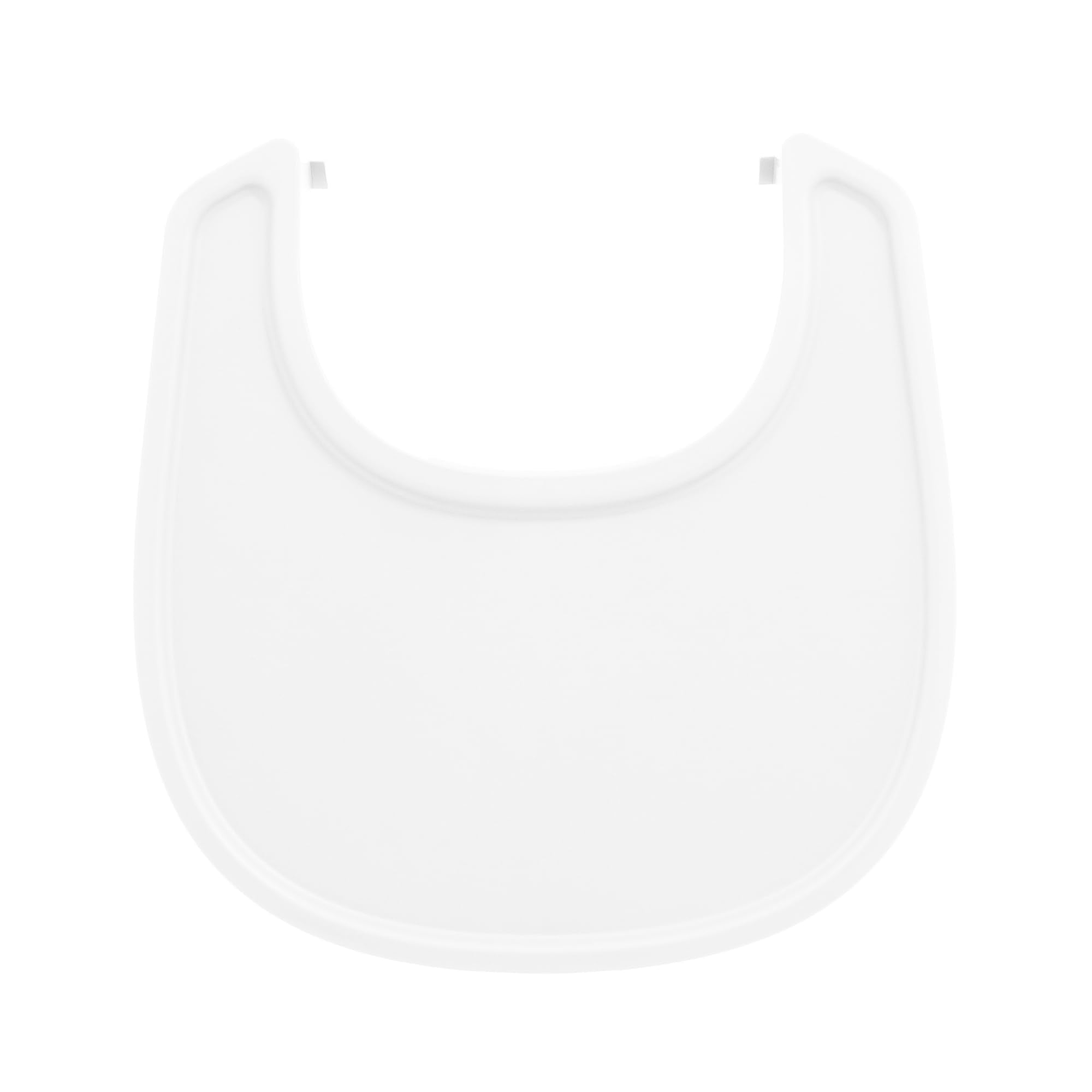 Stokke Tray for Nomi mounted on the Nomi Baby Set for easy feeding.