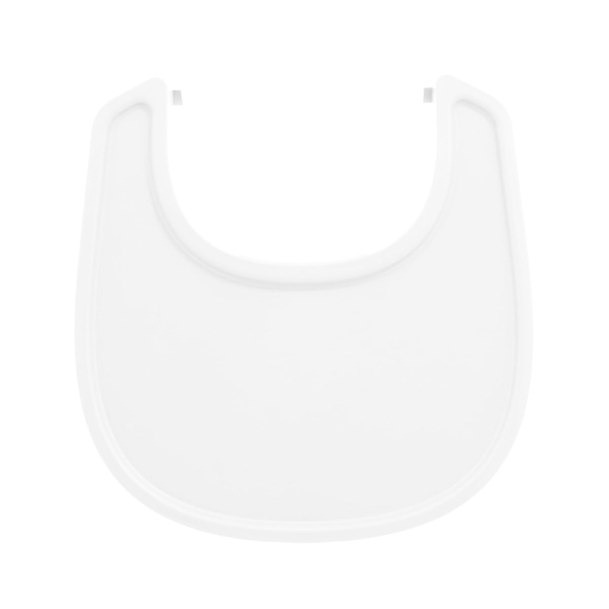 Stokke Tray for Nomi mounted on the Nomi Baby Set for easy feeding.