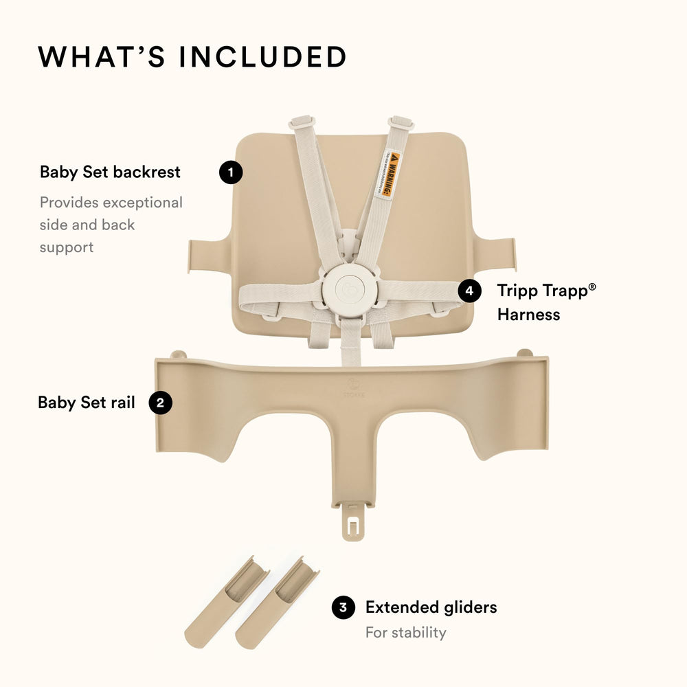 Stokke Tripp Trapp Baby Set 2 backrest notches for Harness 2.