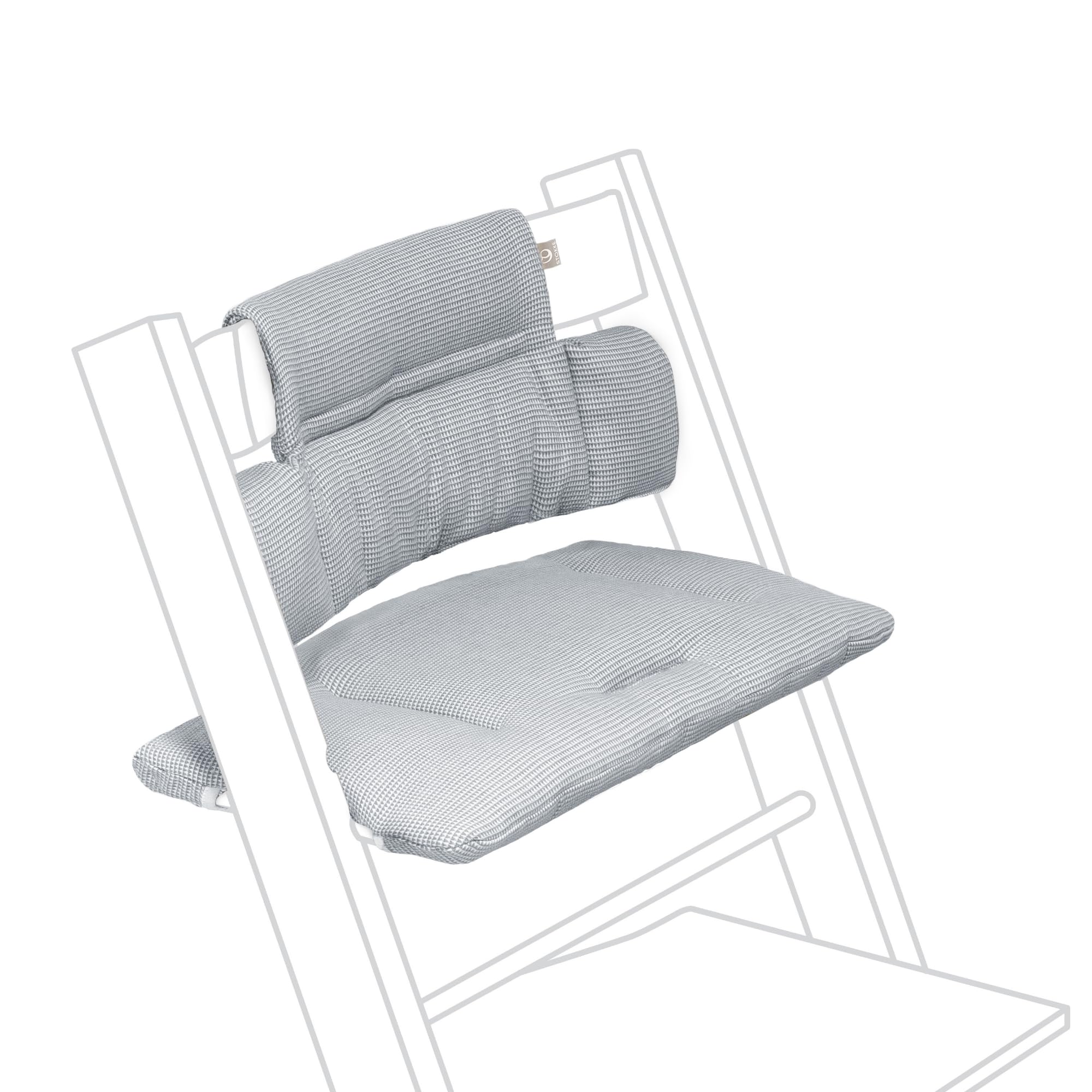 Stokke Tripp Trapp Classic Cushion 2 on chair delivers soft, cozy seating for toddlers