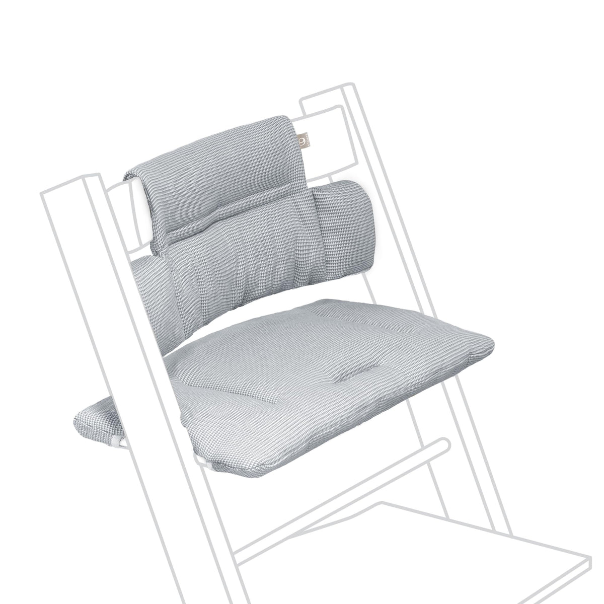 Stokke Tripp Trapp Classic Cushion 2 on chair delivers soft, cozy seating for toddlers