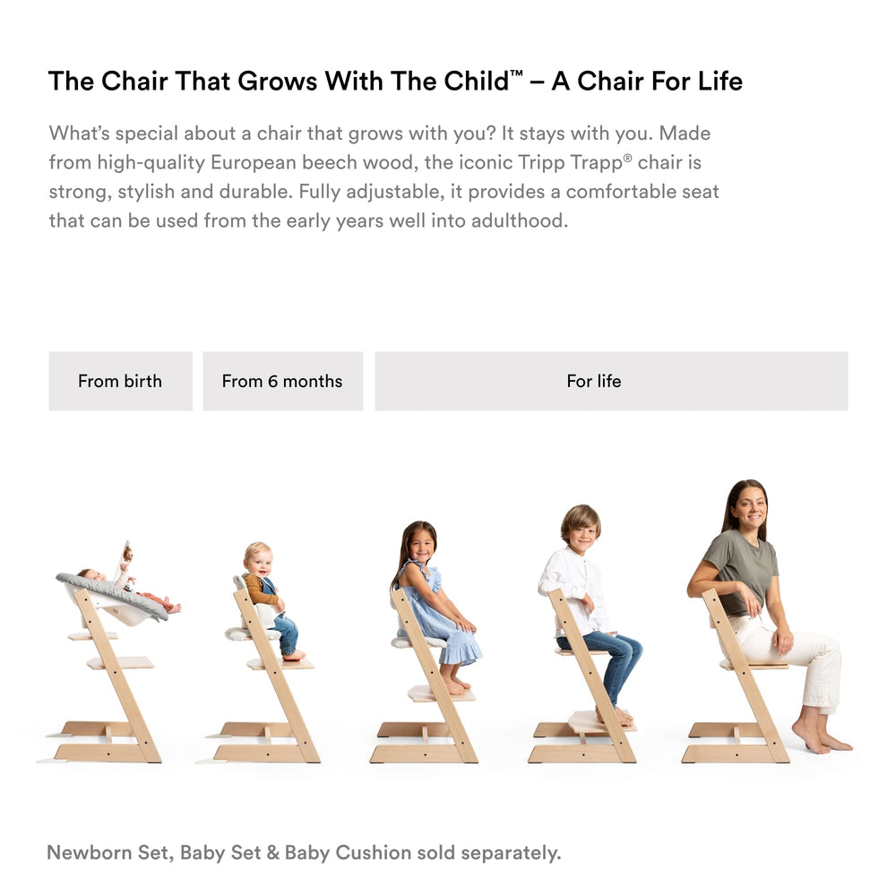 Stokke Tripp Trapp cushion Nordic Grey compatibility with Tripp Trapp chair and Baby Set