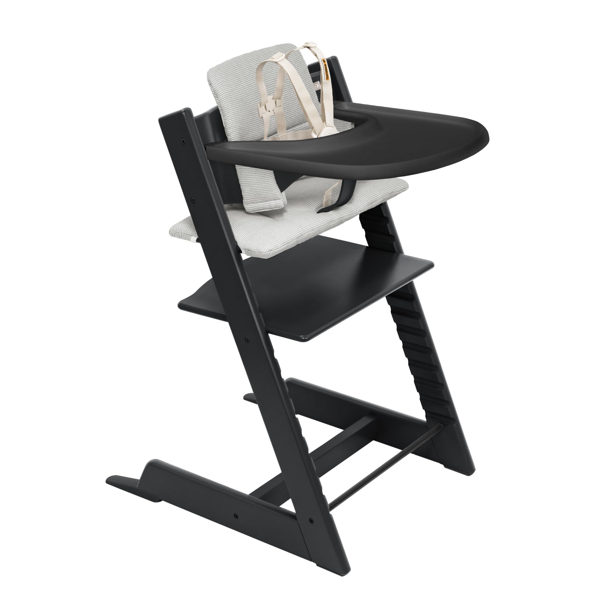 Stokke Tripp Trapp High Chair 2 black enables family dining from infancy.