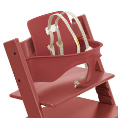 Stokke Tripp Trapp High Chair with adjustable seat and footrest supporting growth during meals
