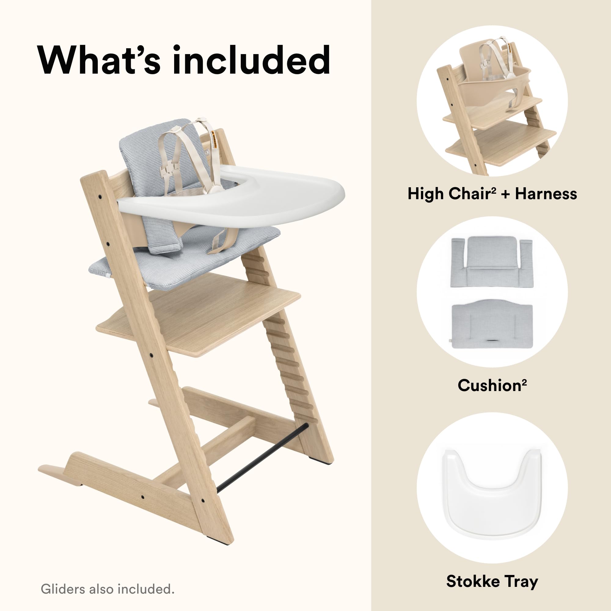 Stokke Tripp Trapp supports up to 300 lbs