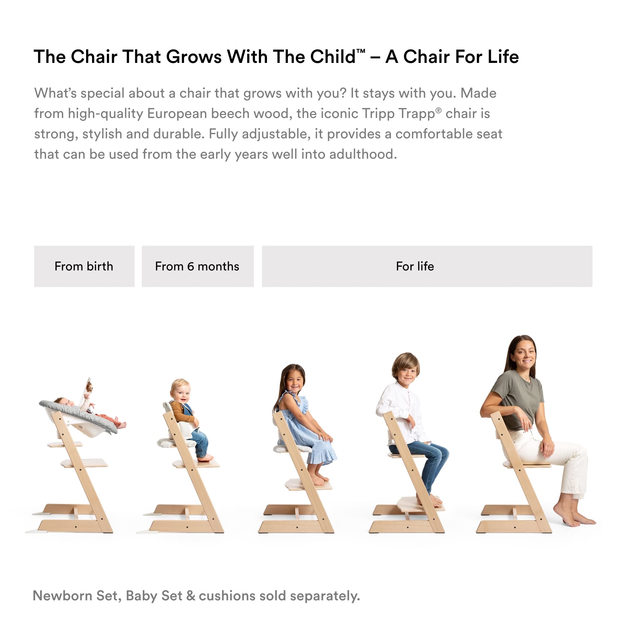 Stokke Tripp Trapp positioned near the dining table for shared family meals