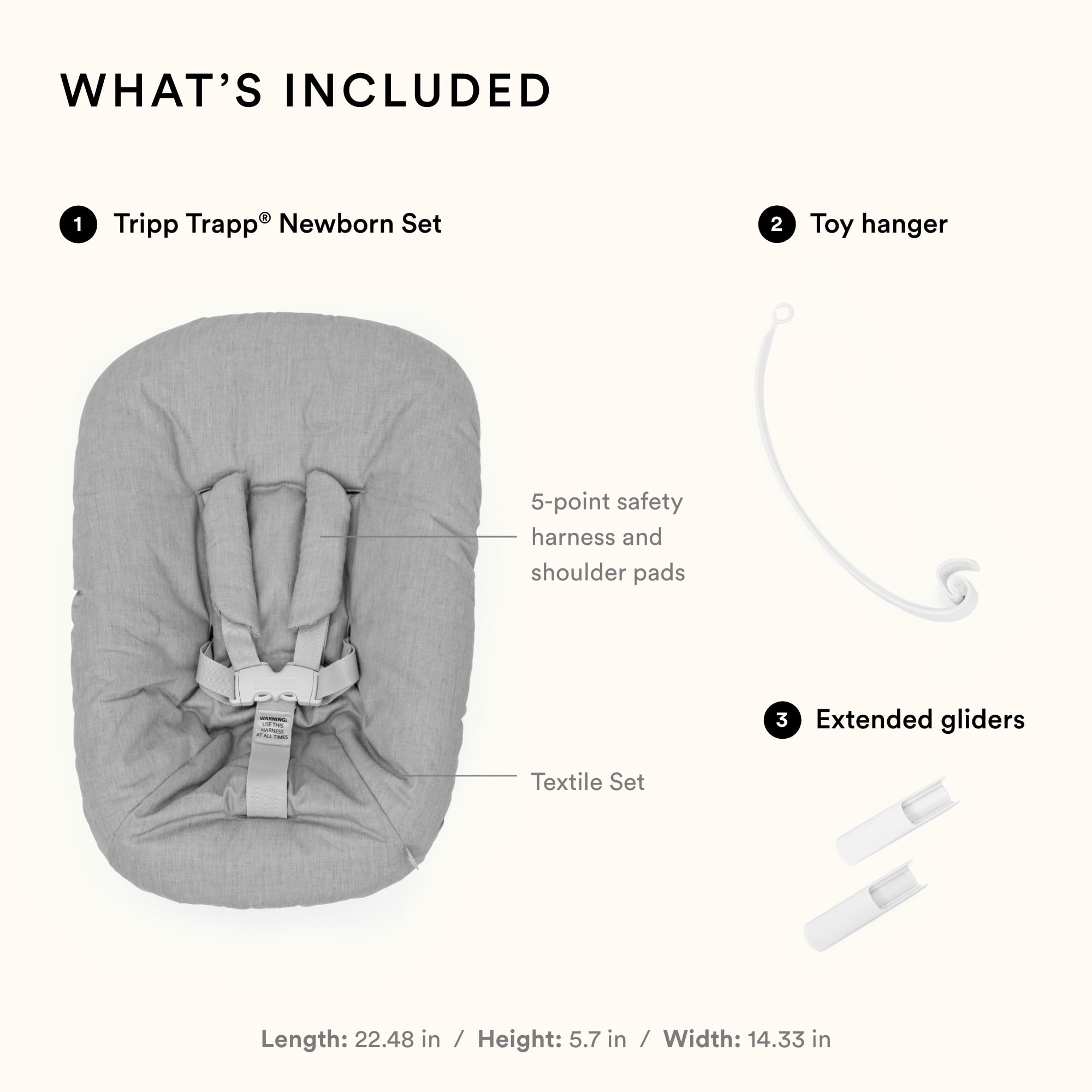 Stokke Tripp Trapp Newborn textile removable and washable