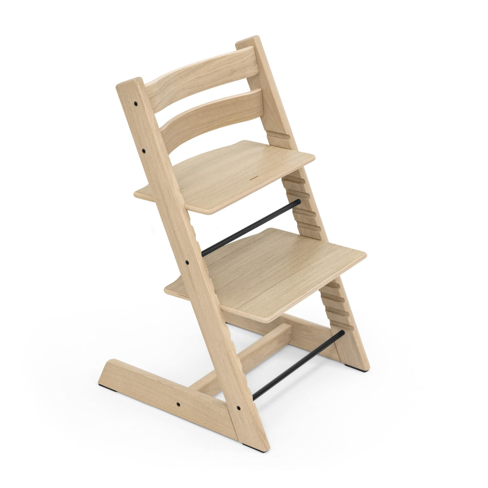 Stokke Tripp Trapp Oak Natural chair assembled for family dining