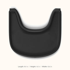 Stokke Tripp Trapp Tray Black with Baby Set, versatile dining setup.