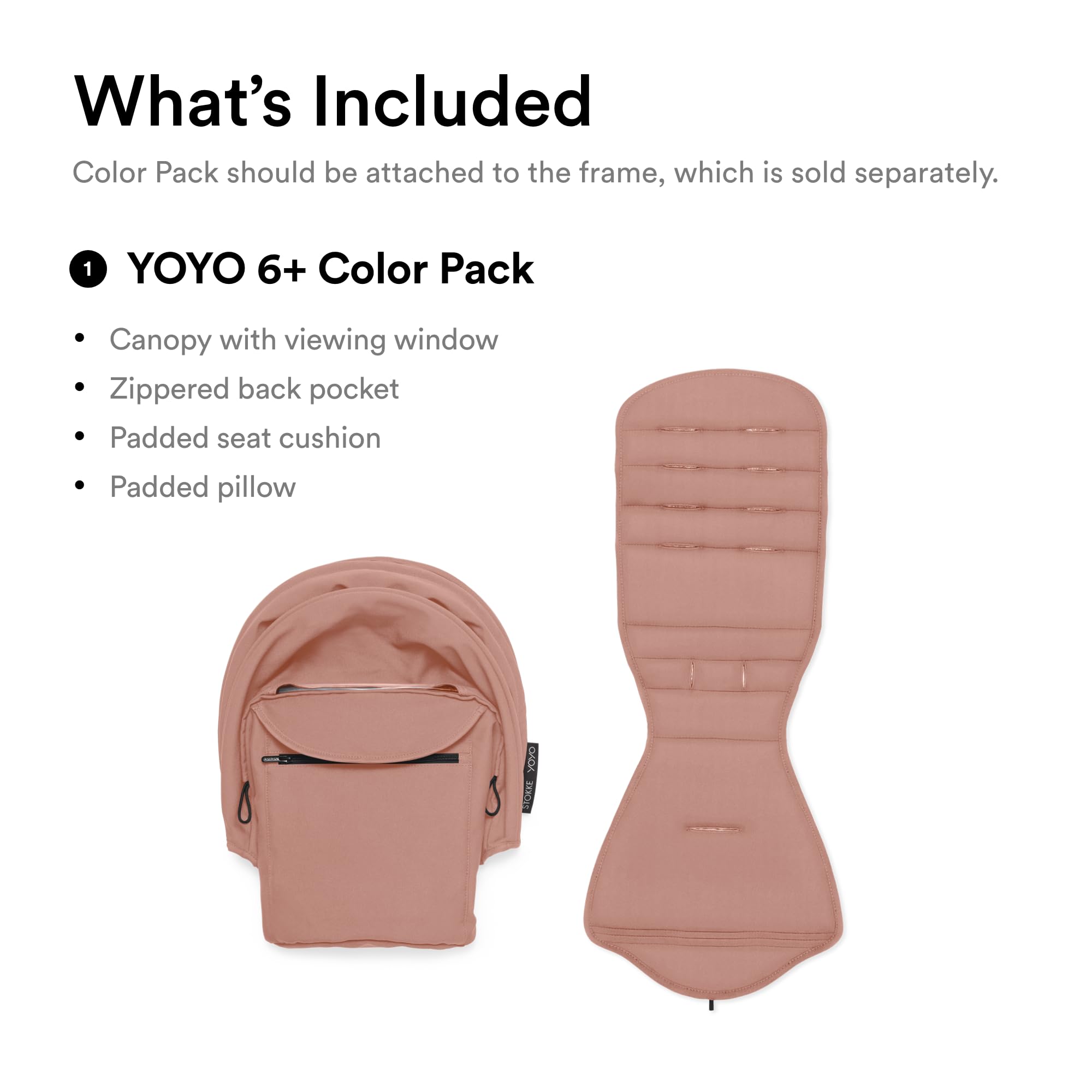 Stokke YOYO 6+ travel-friendly design fits overhead compartments when traveling