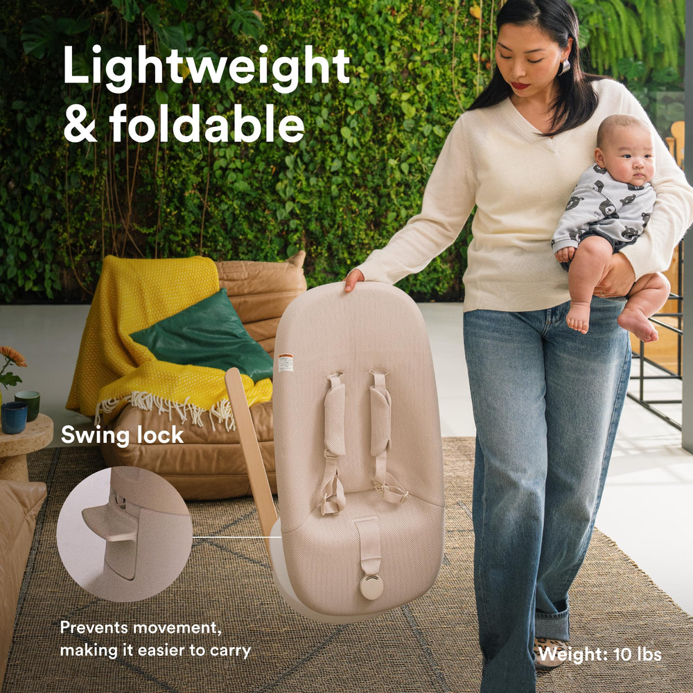 Secure 5-point harness with quick-release for safe, confident movement.