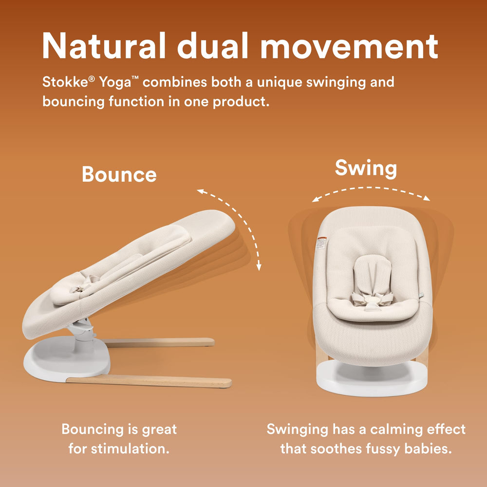 Newborn cushion provides gentle head support for early days with Stokke Yoga.