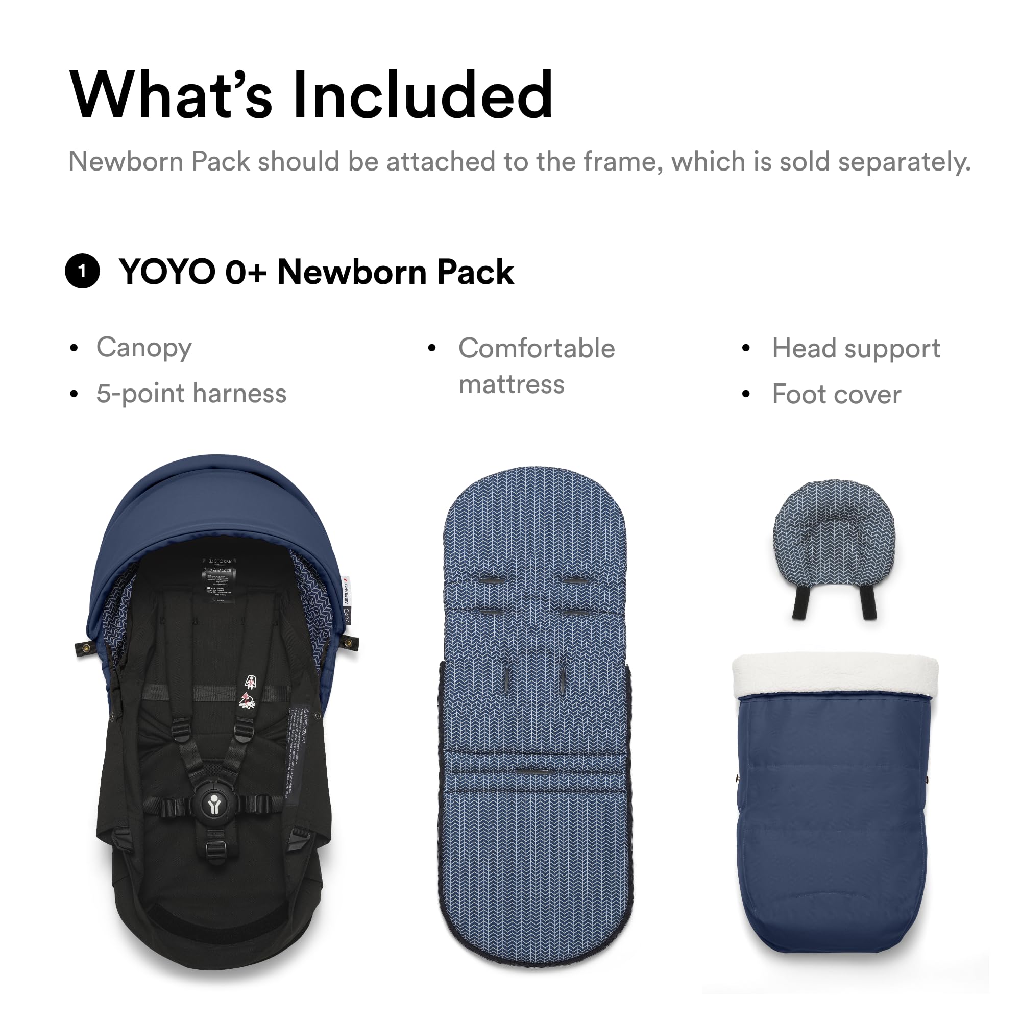 Stokke YOYO grows by swapping to a 6+ color pack for growing kids.