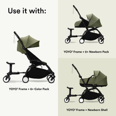Stokke YOYO Board ready for urban adventures with an extra rider.
