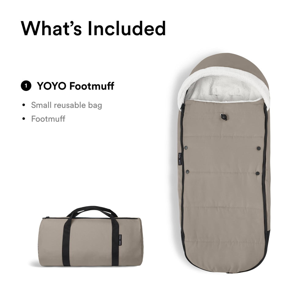 Stokke YOYO Footmuff carrying bag included for easy storage