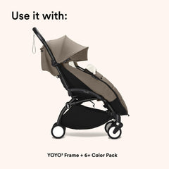 Stokke YOYO Footmuff upper part removable and hood reversed
