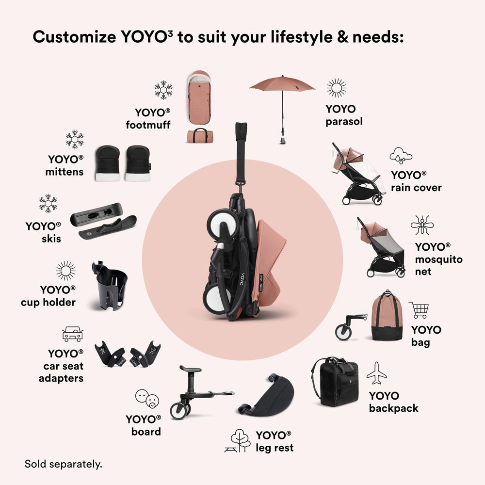 Stokke YOYO3 urban-use setup ideal for parents on the go.