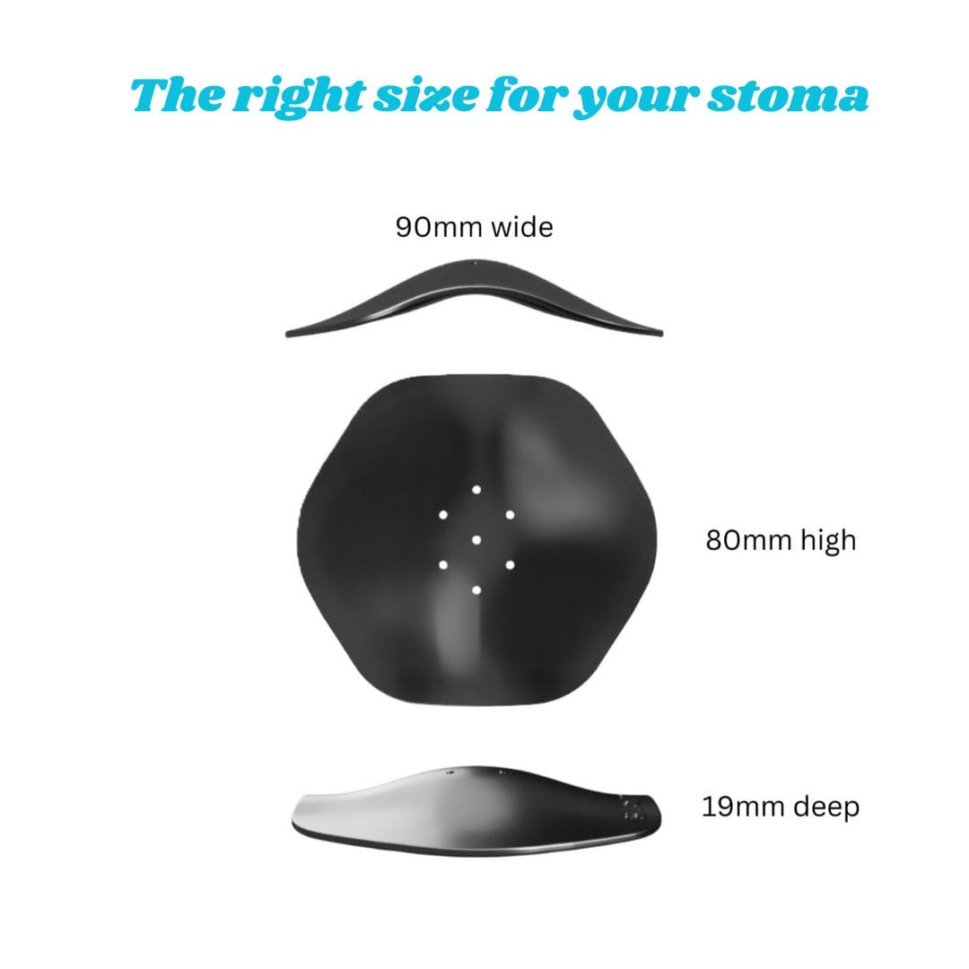 Stoma Safe easy-attachment-method indicates simple setup.