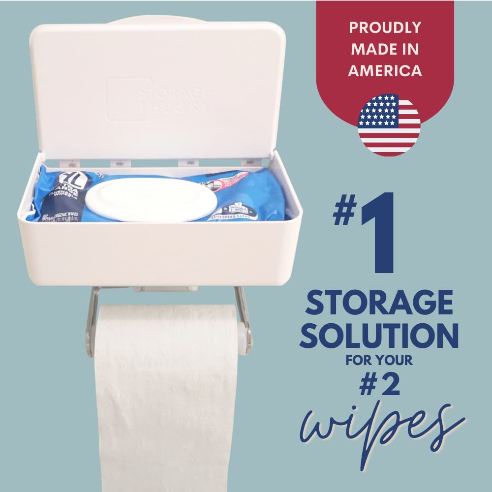 Compact design of Storage Theory wipe holder suitable for small spaces