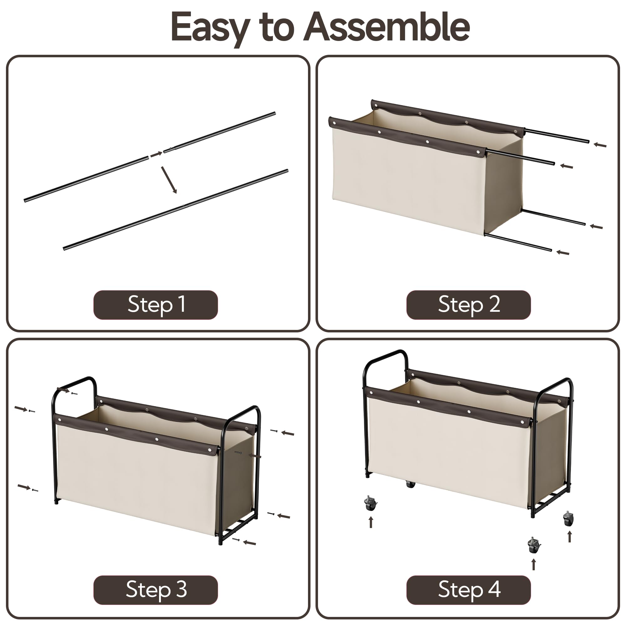 StorageWorks Storage Chest with Wheels provides organized storage for closets and entryways.