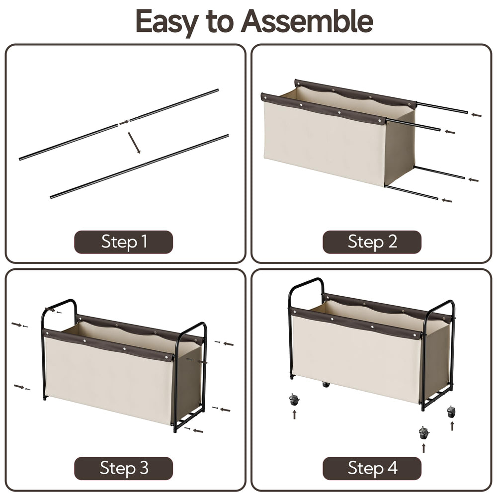 StorageWorks Storage Chest with Wheels provides organized storage for closets and entryways.