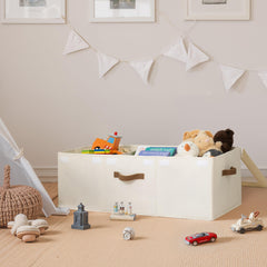 StorageWorks toy bin shows a three lid design for organized storage