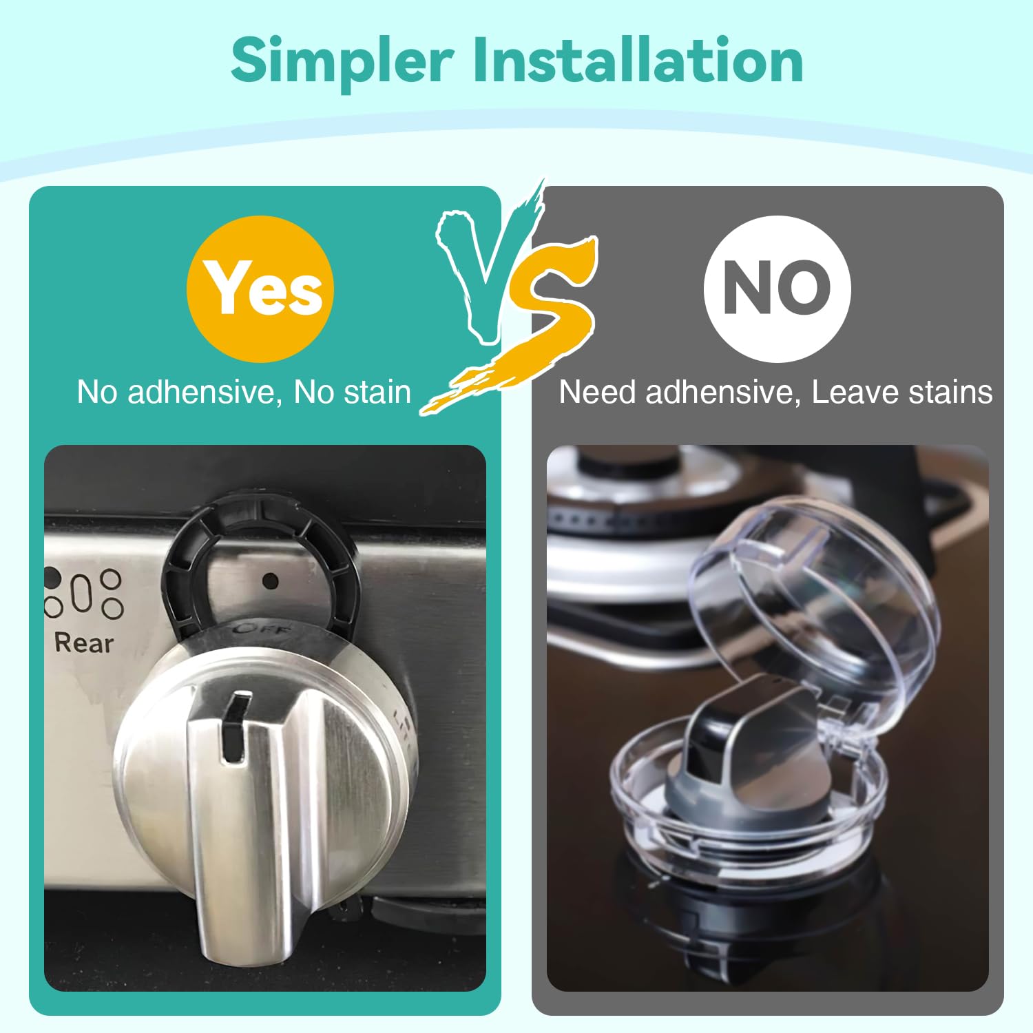 Stove Stoppaz baby-proof kitchen use protects little hands.