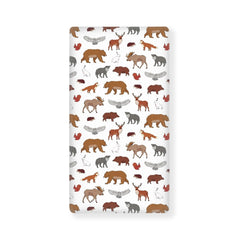 Streeyiu fox-pattern baby crib sheet adds playful style to the nursery.