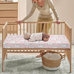 Streeyiu breathable polyester crib sheet soft touch for baby comfort