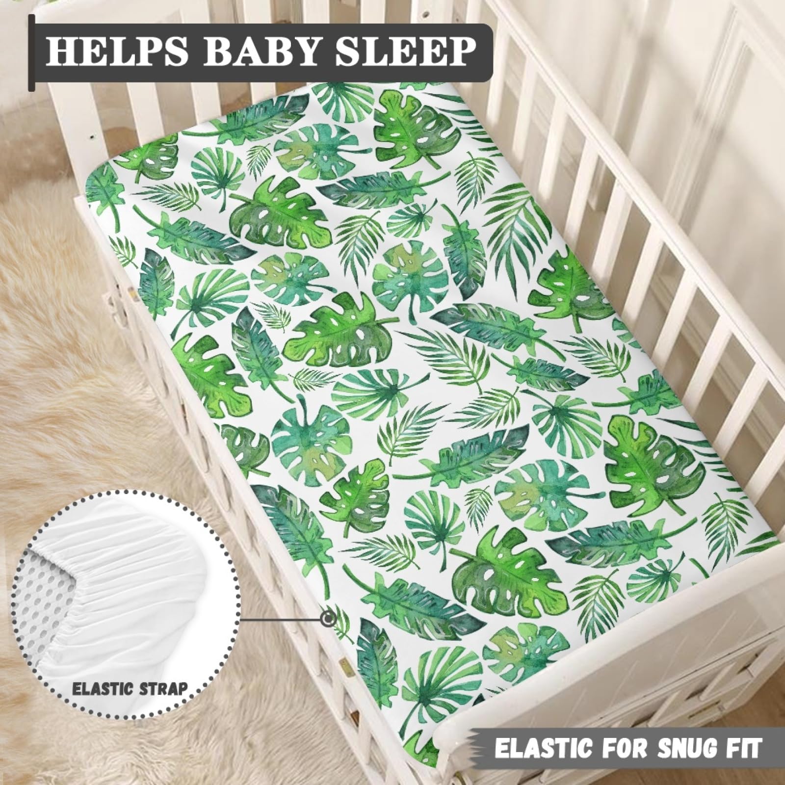Streeyiu crib sheet supports quick sheet changes for busy bedtimes.