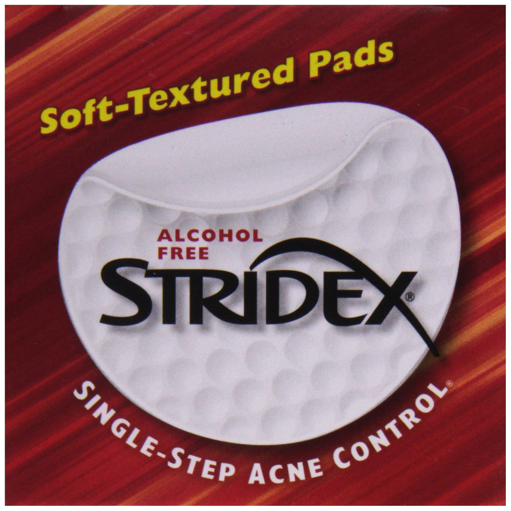 Stridex Maximum Strength on bathroom sink as part of routine