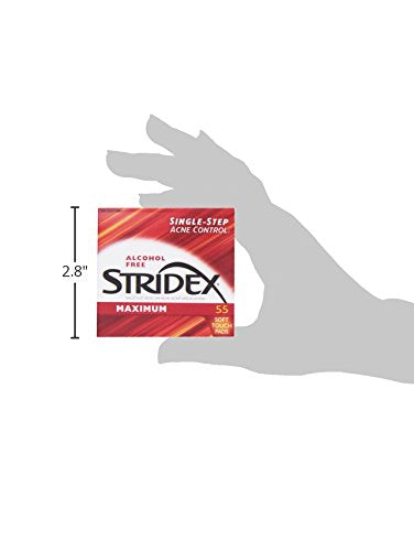 Textured Stridex pad close-up showing medicated feel