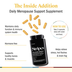 Closeup of Addition capsules highlighting easy daily intake for busy mornings.