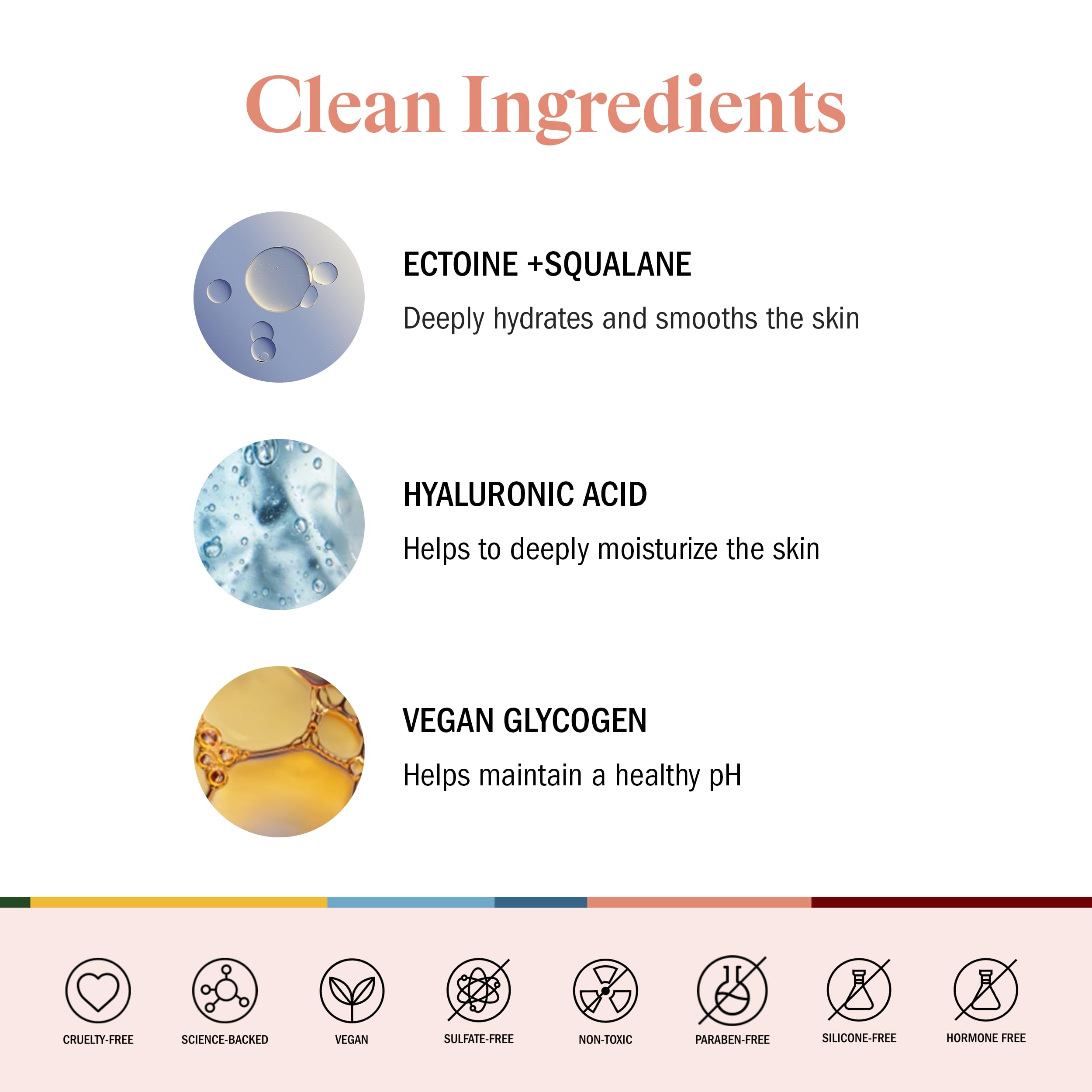 STRIPES Vag Honor product on skin demonstrating soothing moisture.