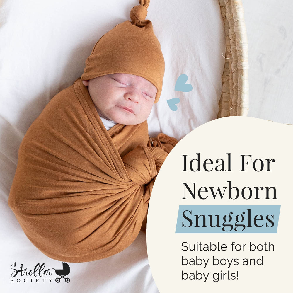 Stroller Society soft, stretchy blanket designed for daily baby wraps