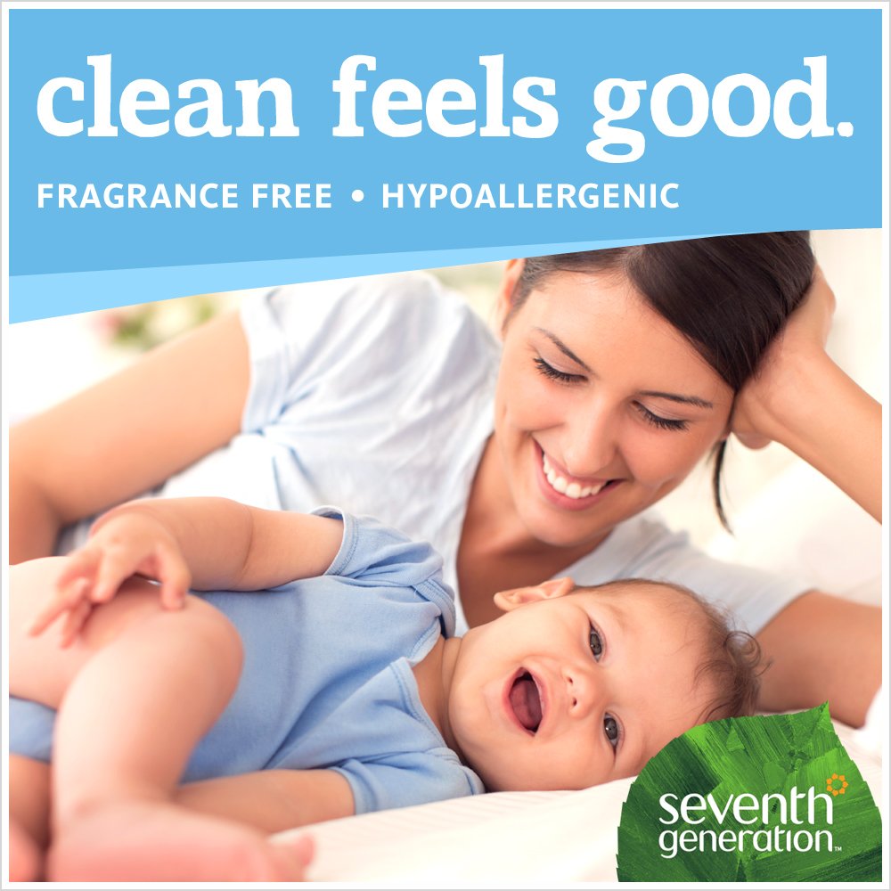 Strong cloth-like wipes from Seventh Generation tackle spills.