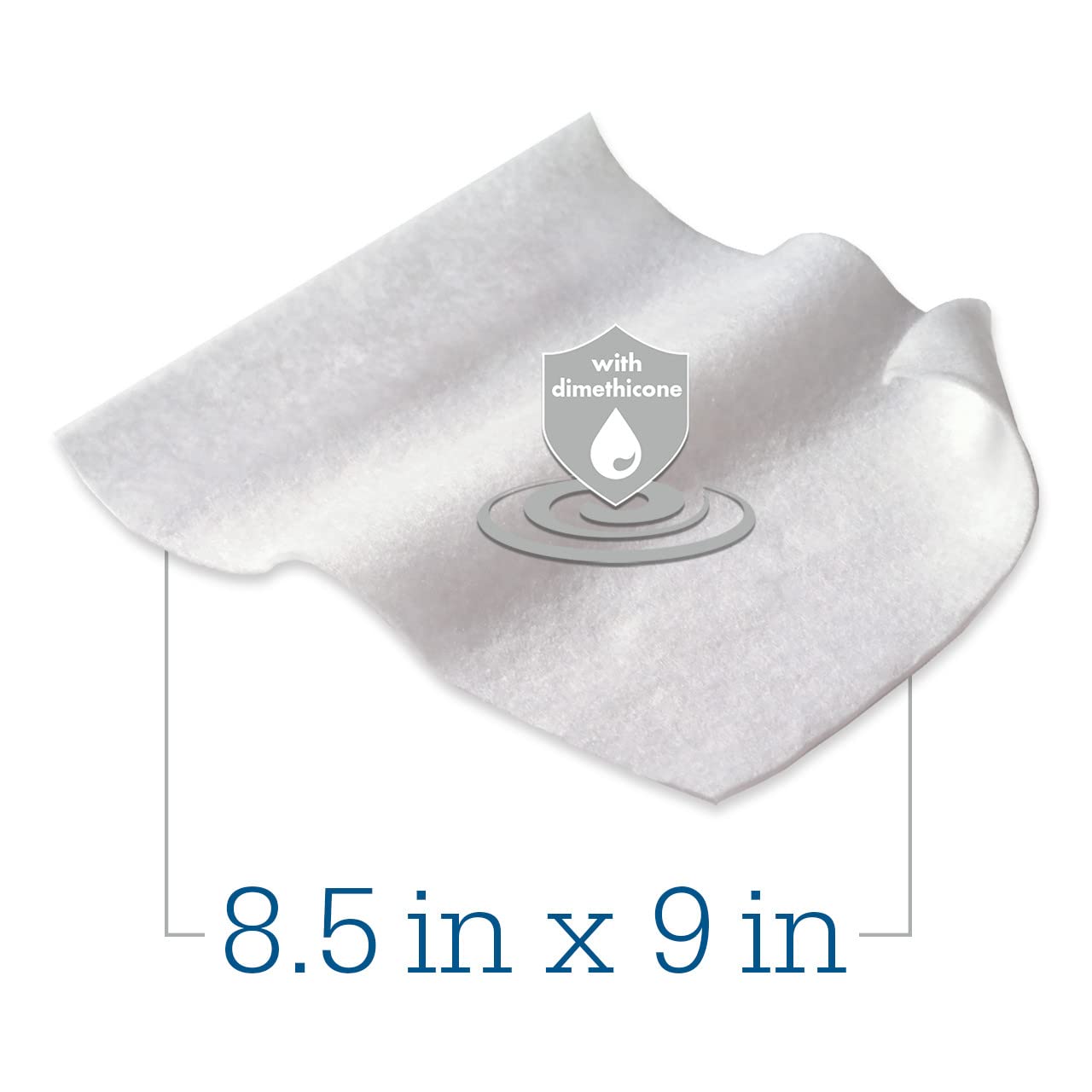 Stryker Comfort Shield cloths opened for easy, mess-free application.