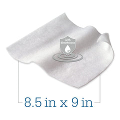 Stryker Comfort Shield cloths opened for easy, mess-free application.