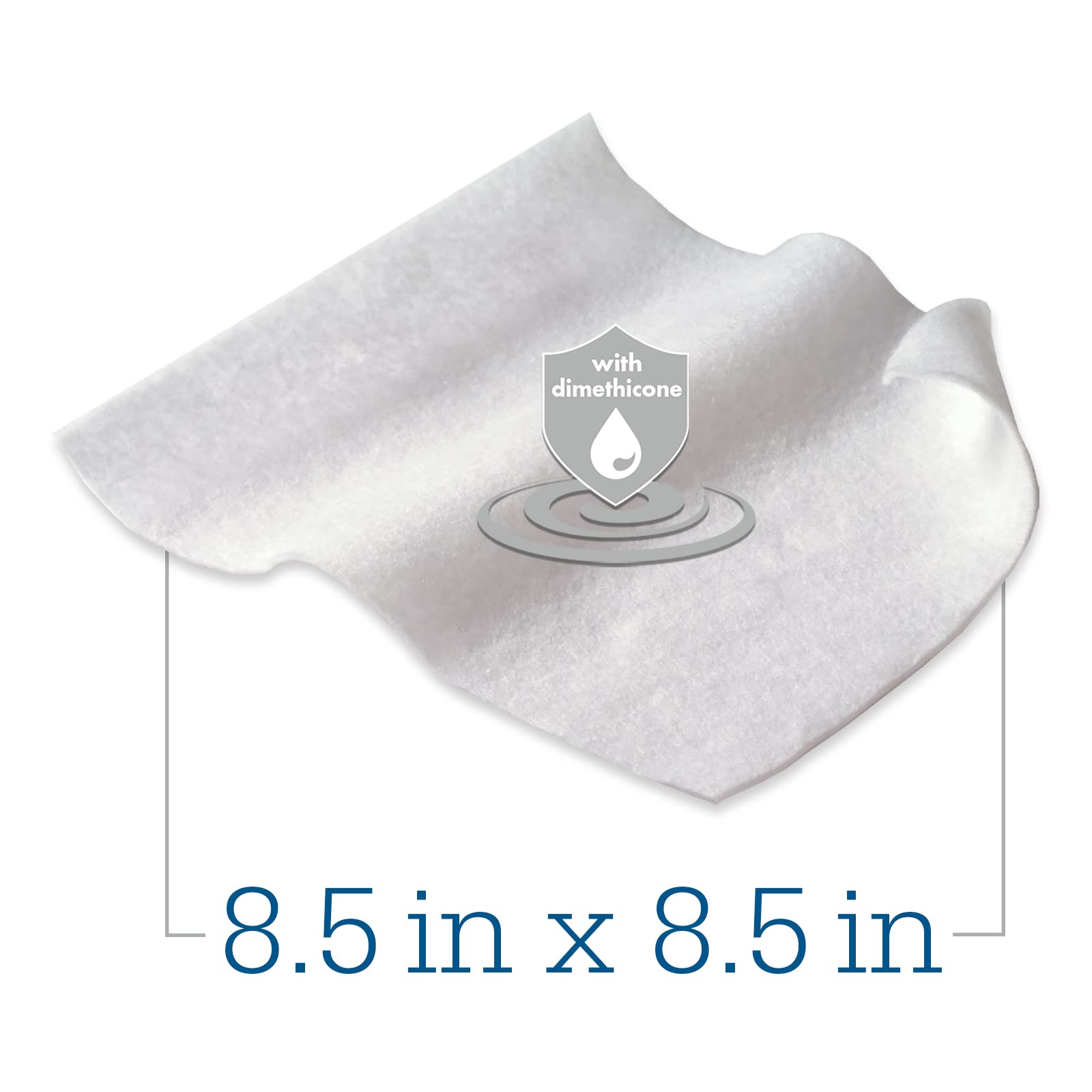 Stryker Sage Comfort Shield cloths close-up show ultra-soft fibers for gentle cleansing.