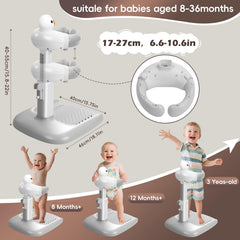STUNLUX bath stand ergonomic handle offers secure grip.