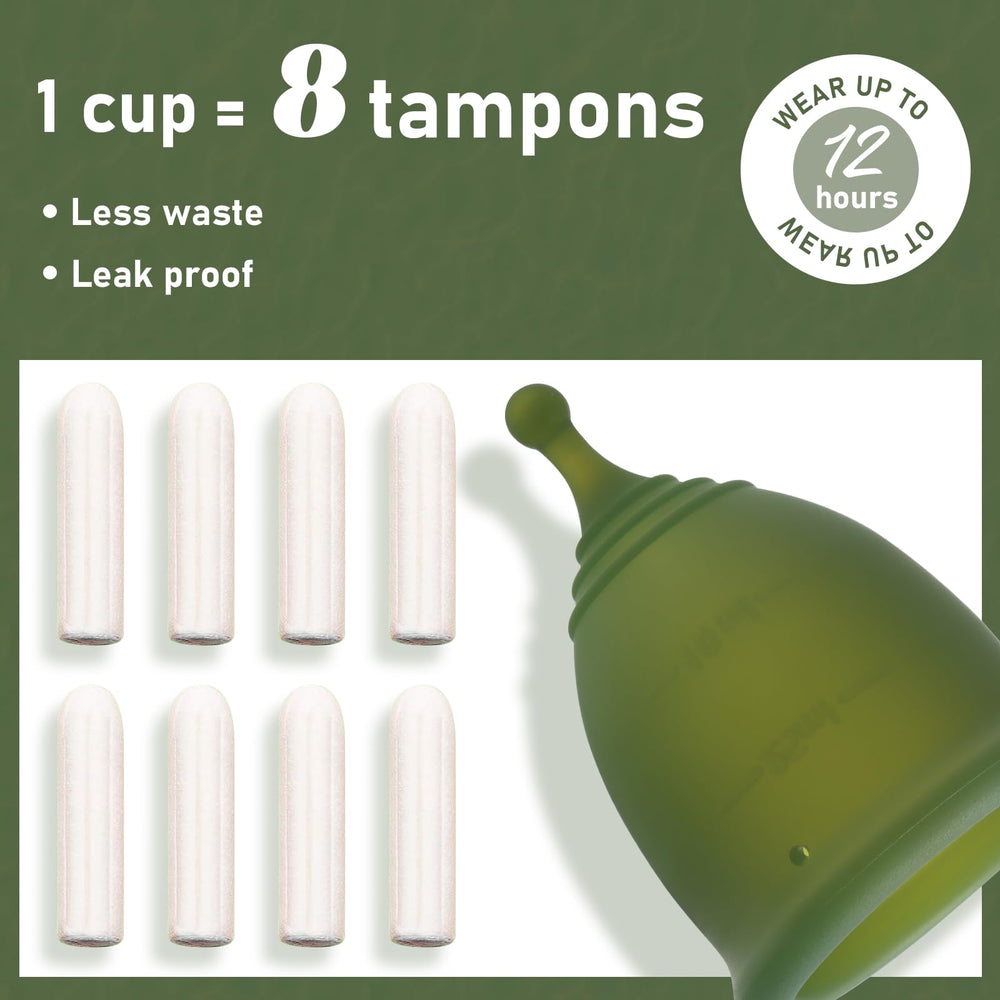 Stunncup green cup in hand signals easy insertion and portability.