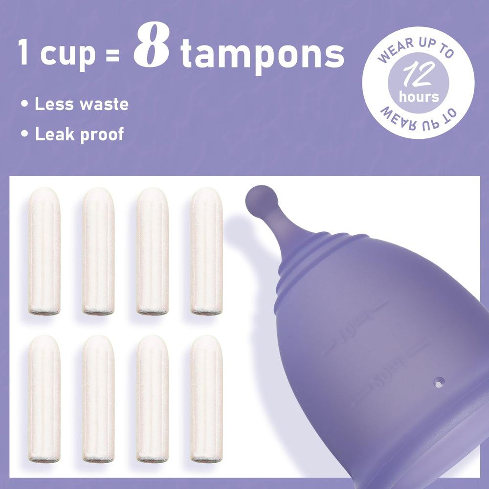 Stunncup Violet Small Cup eco-friendly design promotes cost savings
