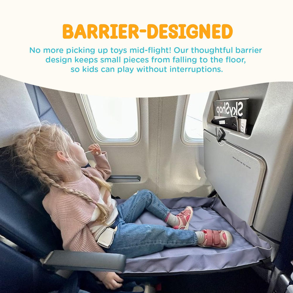 STYLENHOME Airplane Seat Extender anti-slip bottom ensures secure setup