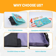 STYLENHOME Montessori Busy Book Travel offers engaging activities for on-the-go learning