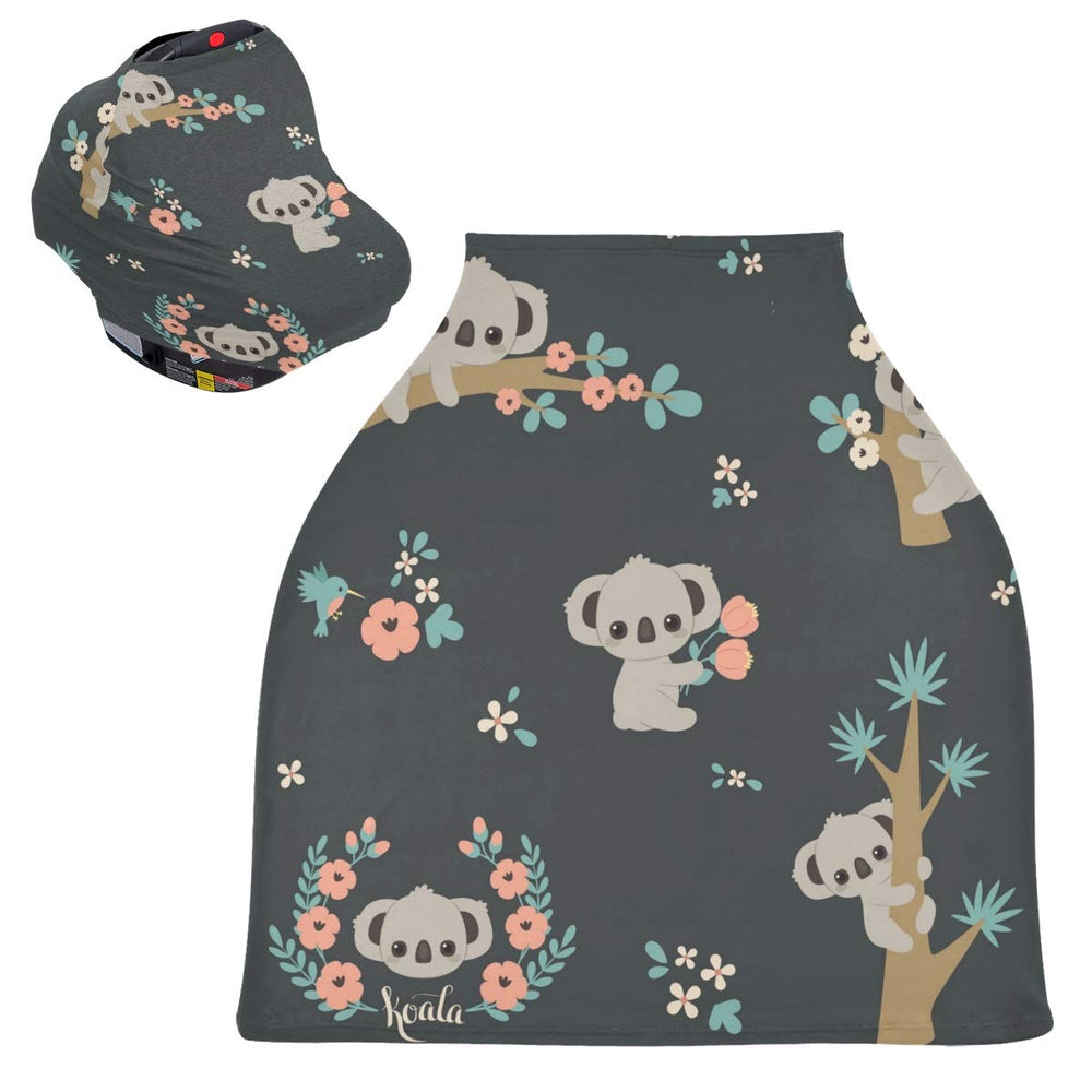 SUABO Koala car seat cover offering 360-degree privacy.